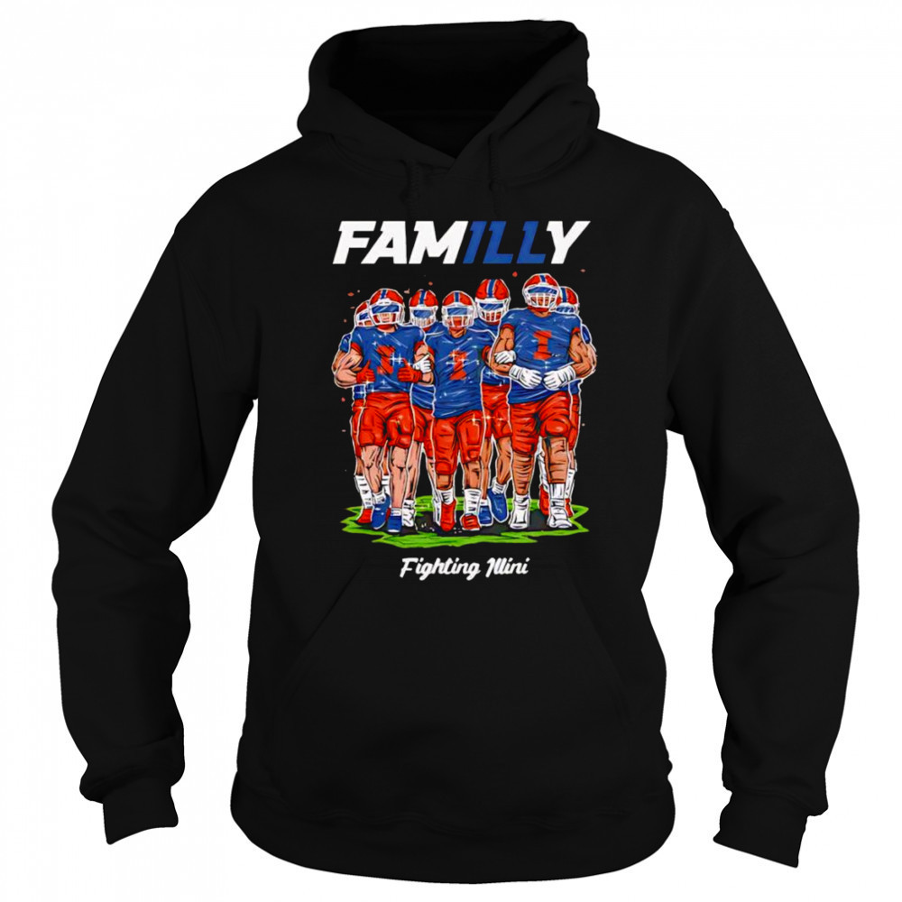 Illini FamILLy Hand Sketched shirt Sweatshirt