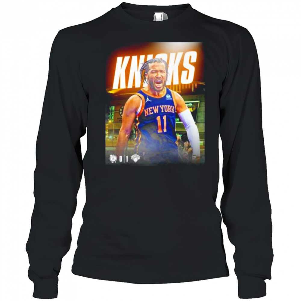 Jalen Brunson New York Knicks steal game 1 in Boston Celtics shirt Long Sleeved