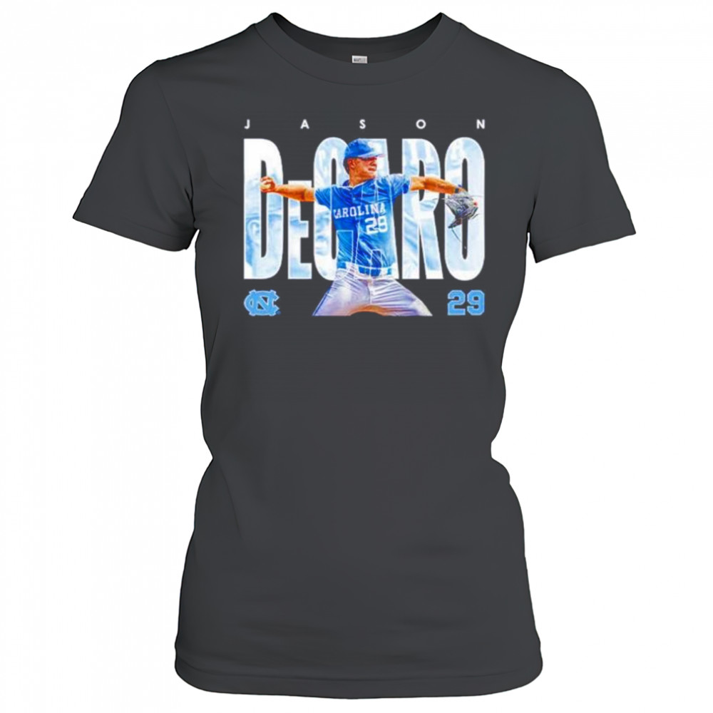Jason DeCaro 29 North Carolina Tar Heels baseball shirt Women's T-shirt