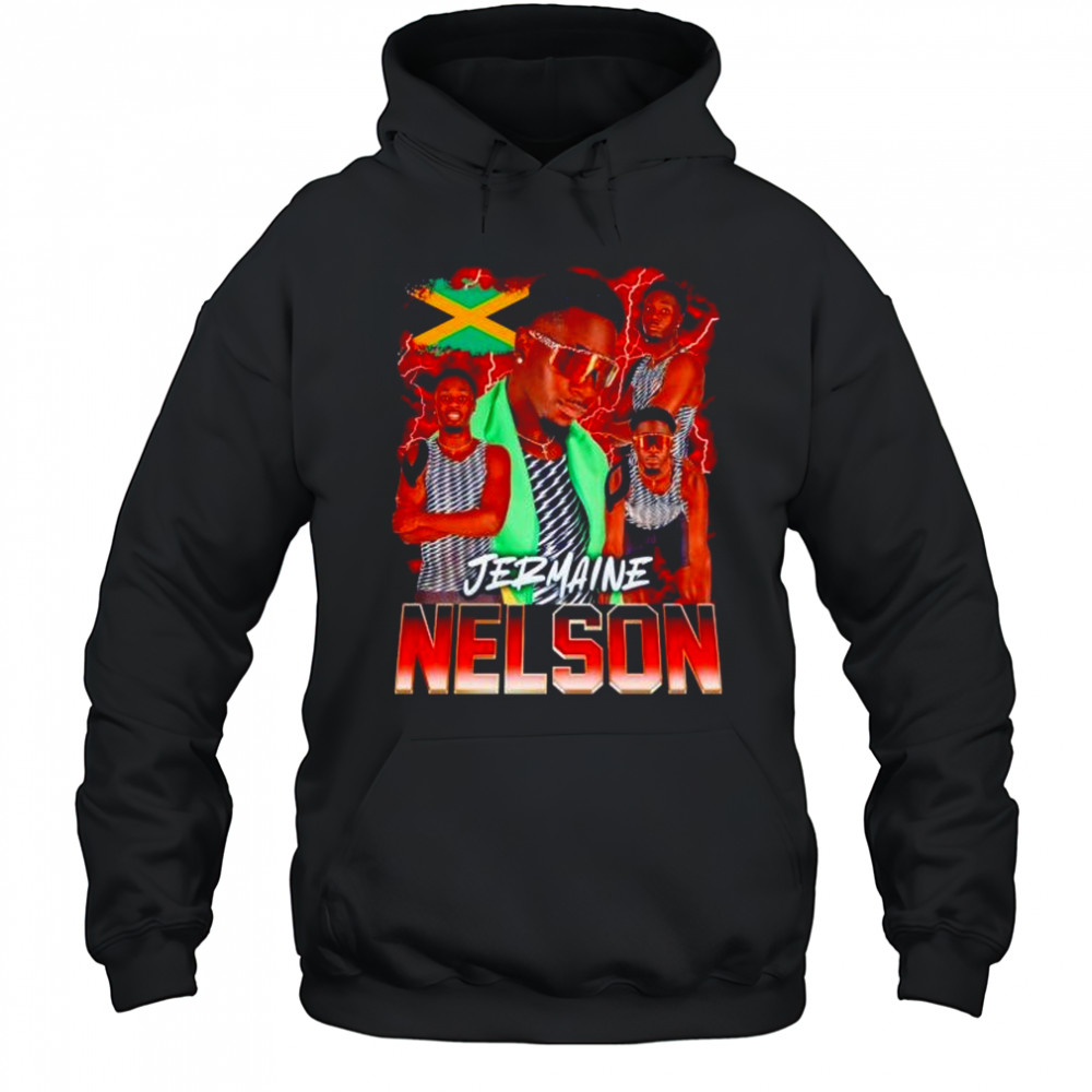 Jermaine Nelson player collage graphic shirt Hoodie