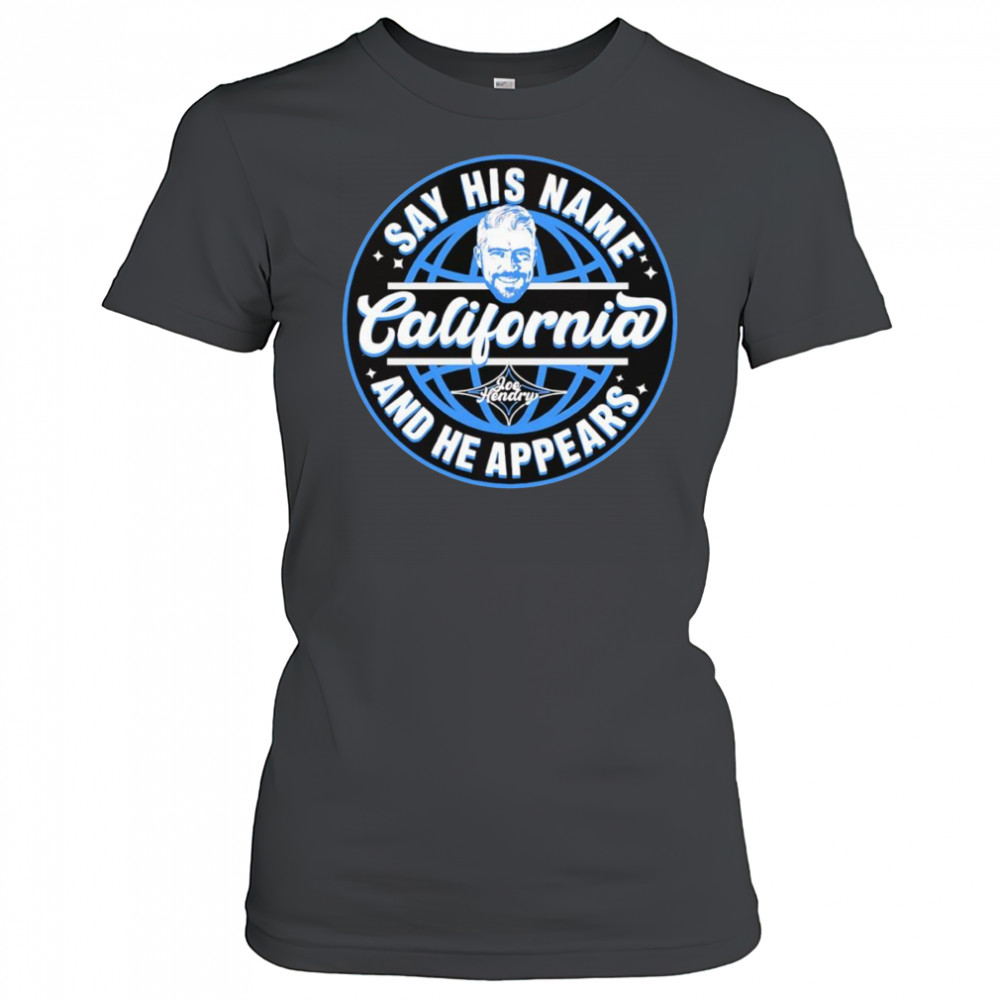 Joe Hendry say his name California shirt Women's T-shirt
