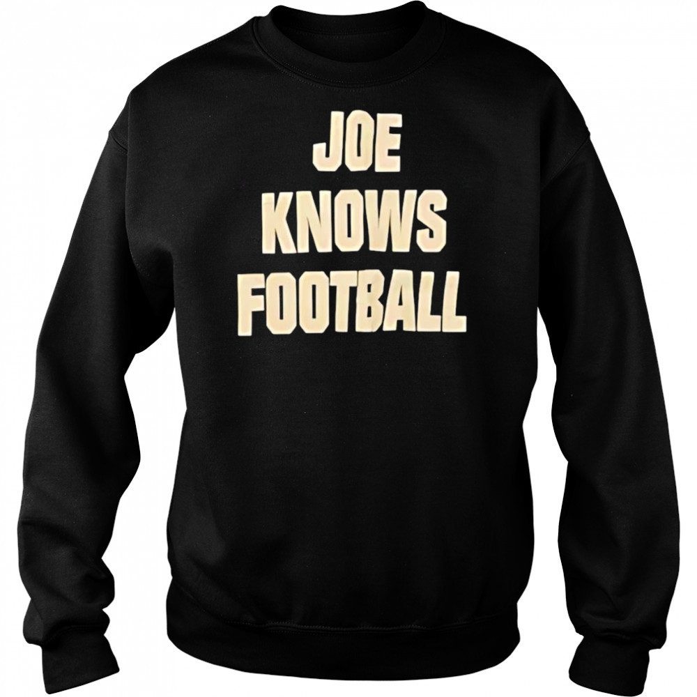 Joe knows football shirt Hoodie