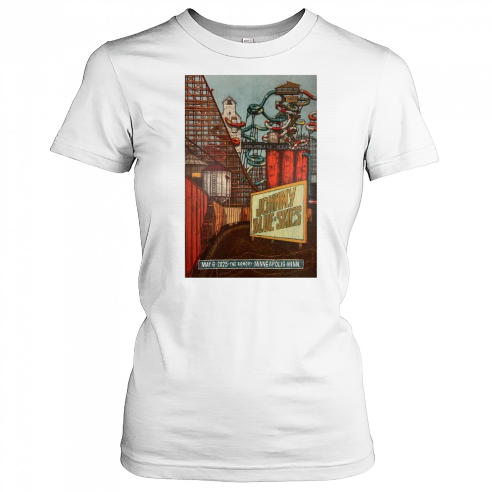 Johnny Blue Skies Tour May 6 2025 The Armory Minneapolis MN t-shirt Women's T-shirt