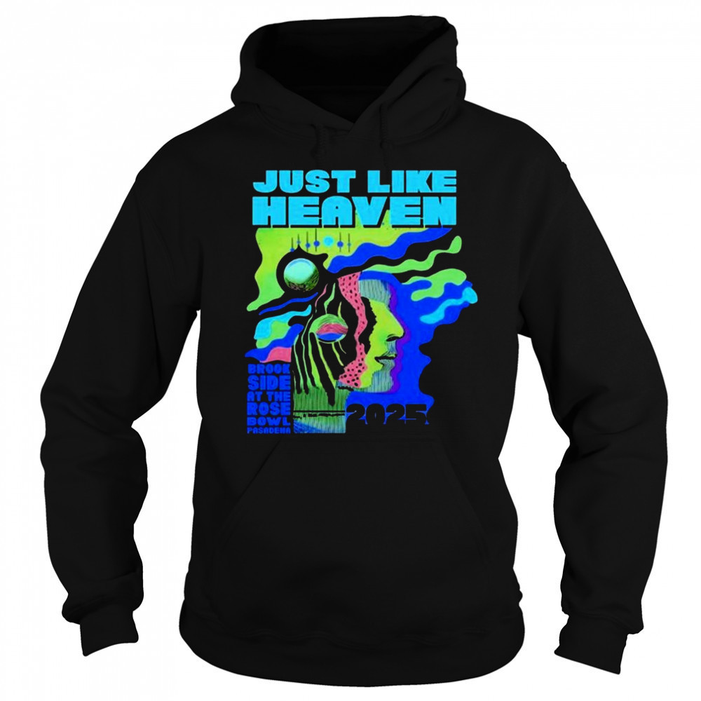 Just Like Heaven Time and Space Lineup Brookside At The Rose Bowl Pasadena 2025 t-shirt Sweatshirt