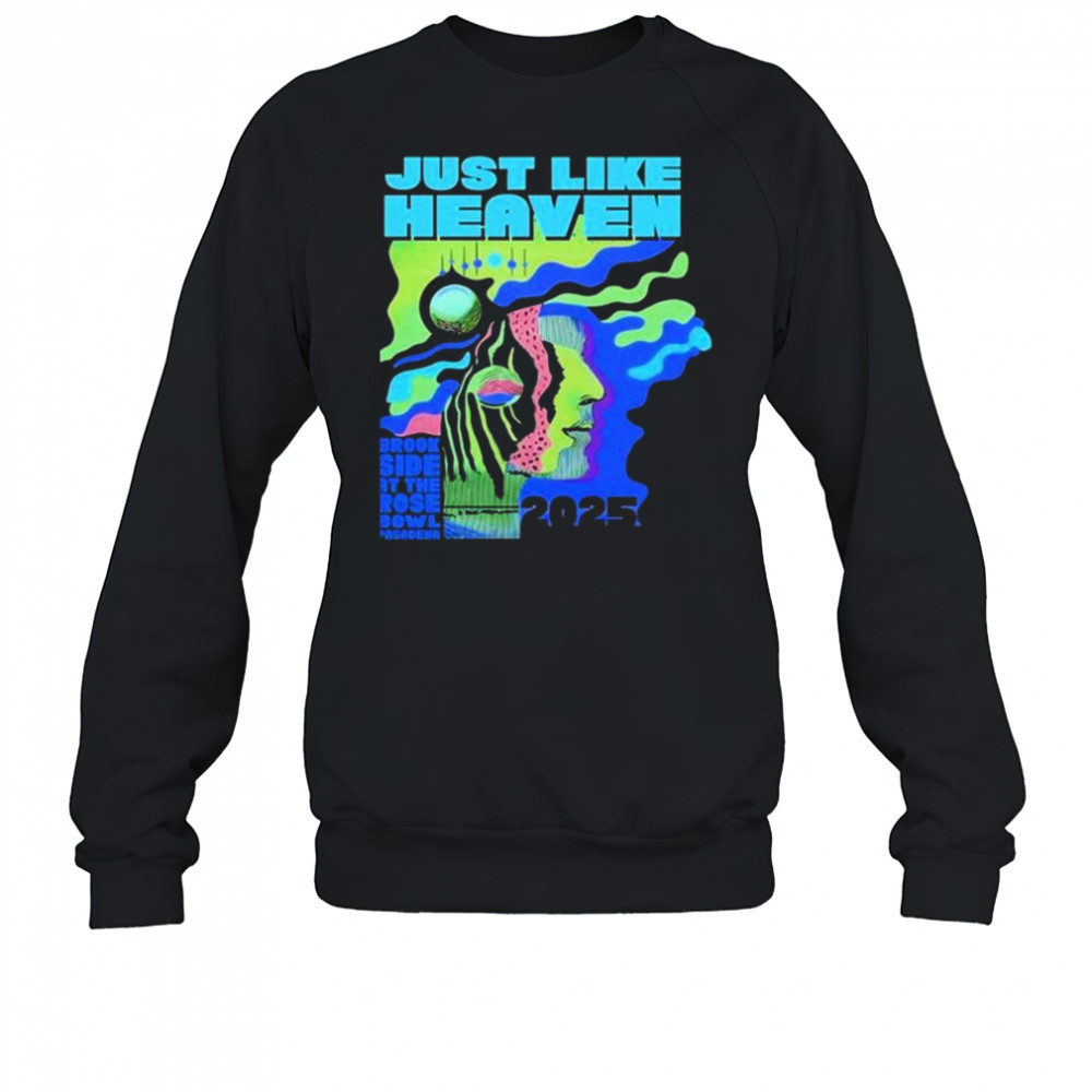 Just Like Heaven Time & Space Lineup Brookside At The Rose Bowl Pasadena 2025 t-shirt Sweatshirt