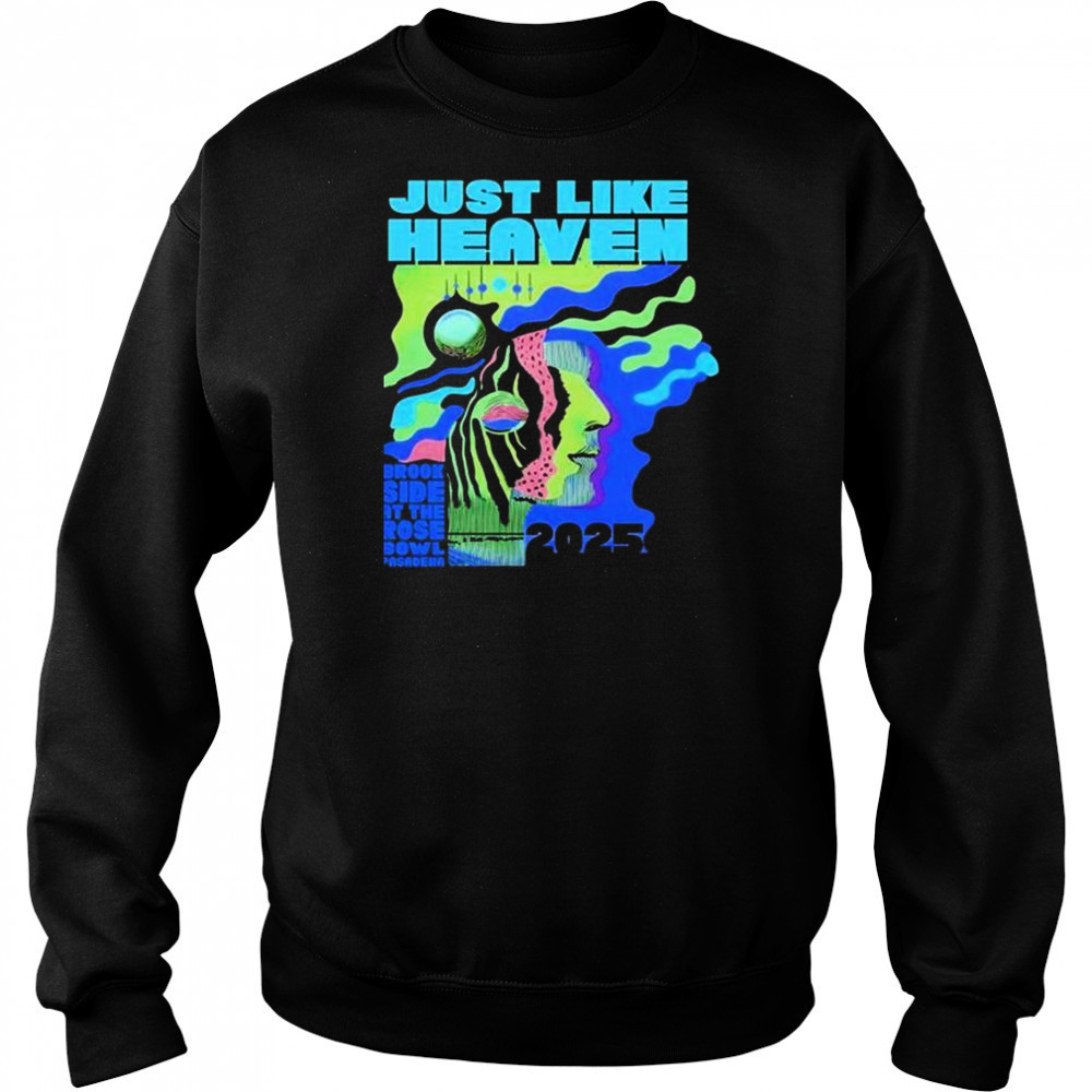 Just Like Heaven Time & Space Lineup Brookside At The Rose Bowl Pasadena 2025 t-shirt Hoodie