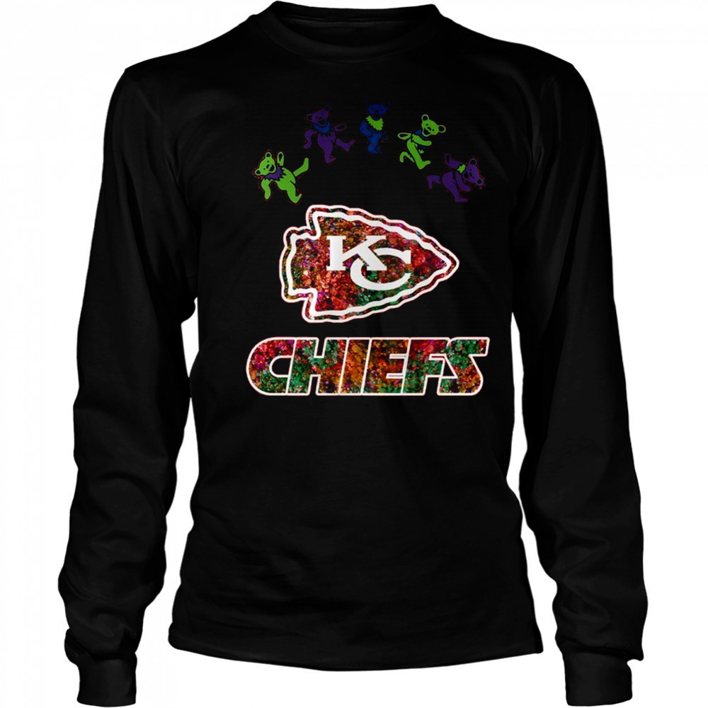 Kansas City Chiefs Grateful Dead Night 60th Anniversary 2025 Shirt Long Sleeved