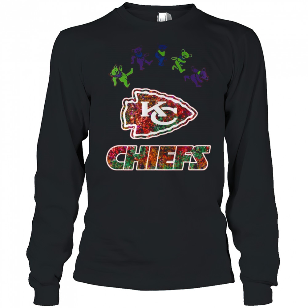 Kansas City Chiefs Grateful Dead Night 60th Anniversary 2025 Shirt Long Sleeved