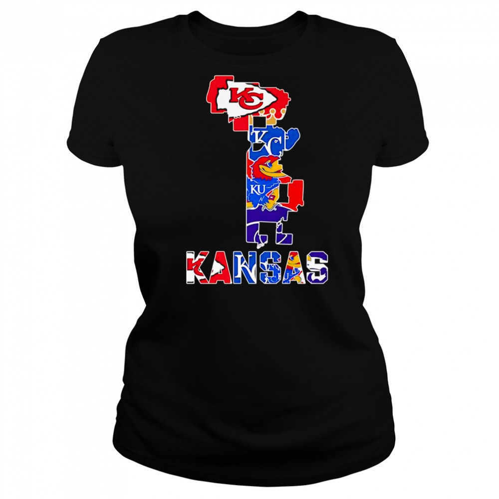 Kansas State sports map shirt Women's T-shirt