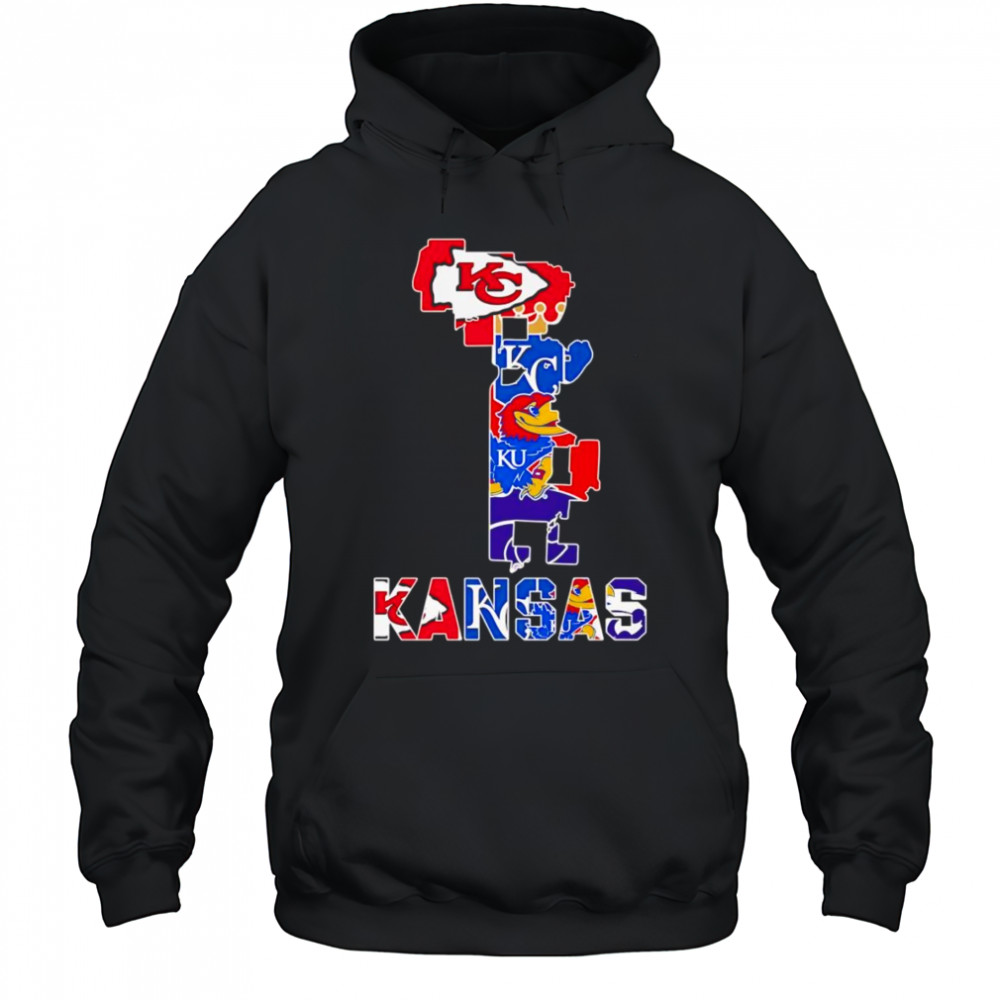 Kansas State sports map shirt Hoodie