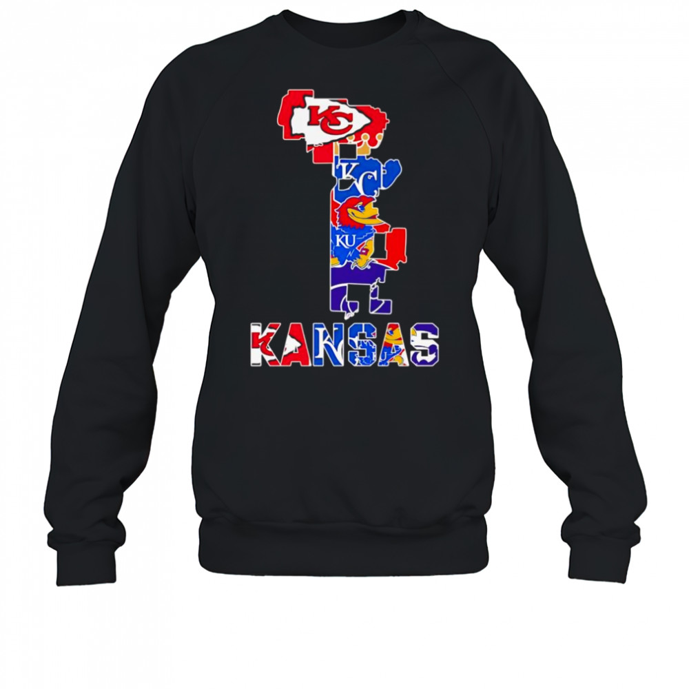 Kansas State sports map shirt Sweatshirt