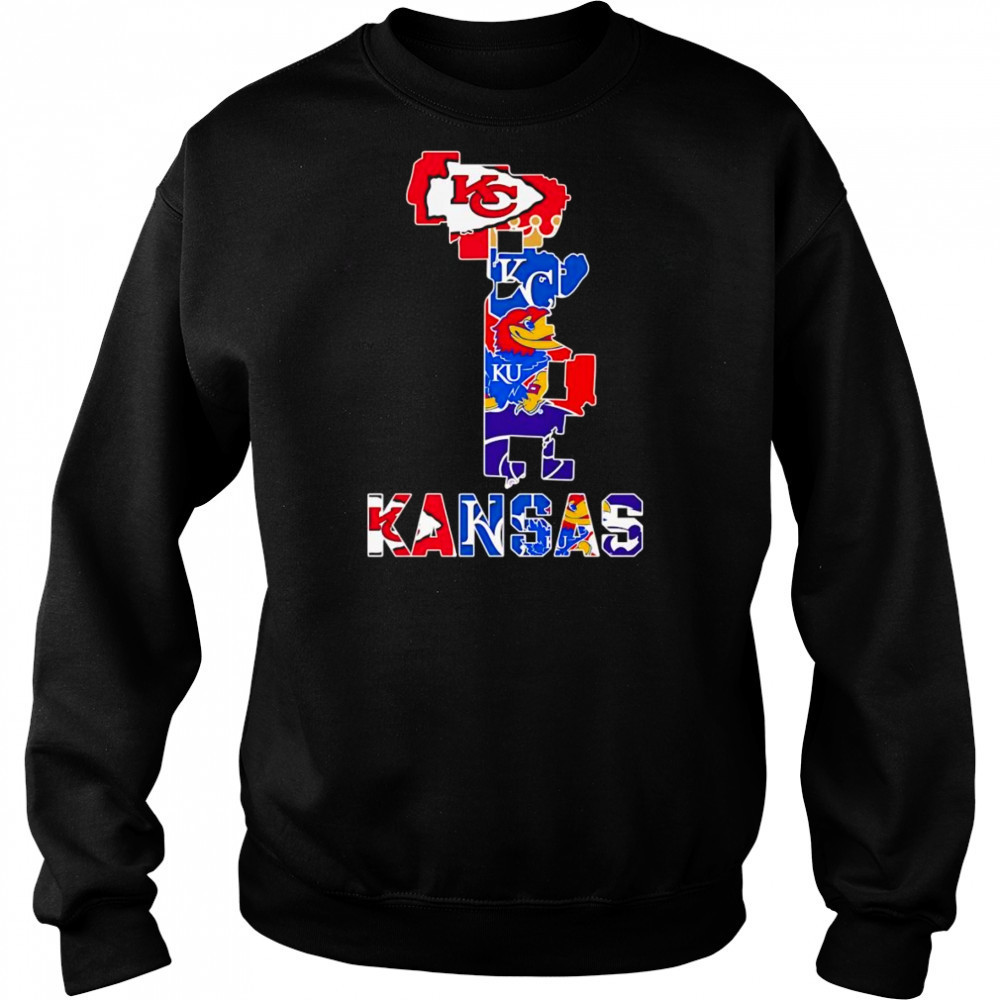 Kansas State sports map shirt Hoodie