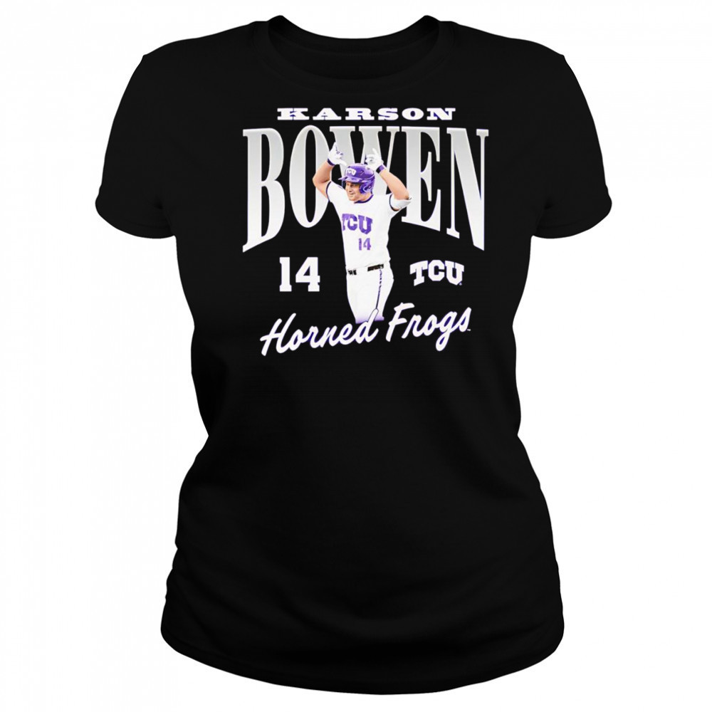 Karson Bowen TCU Horned Frogs portrait shirt Women's T-shirt