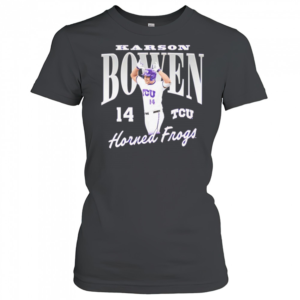 Karson Bowen TCU Horned Frogs portrait shirt Women's T-shirt