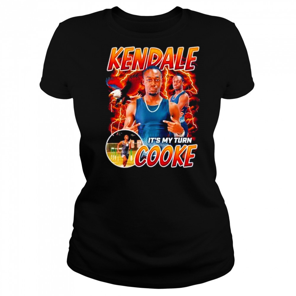 Kendale Cooke it’s my turn player collage graphic shirt Women's T-shirt
