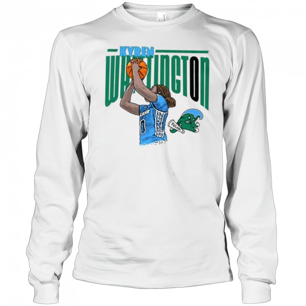 Kyren Whittington Tulane Green Wave signature shirt Long Sleeved
