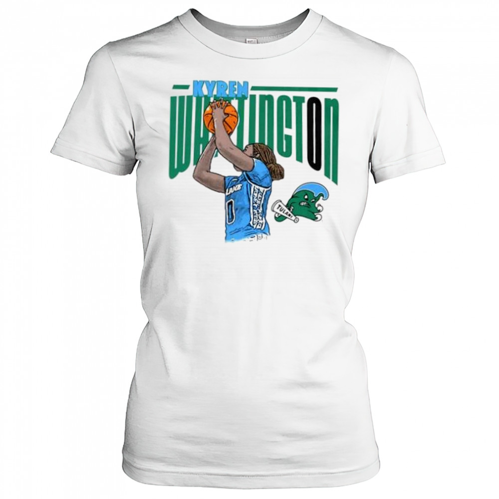 Kyren Whittington Tulane Green Wave signature shirt Women's T-shirt