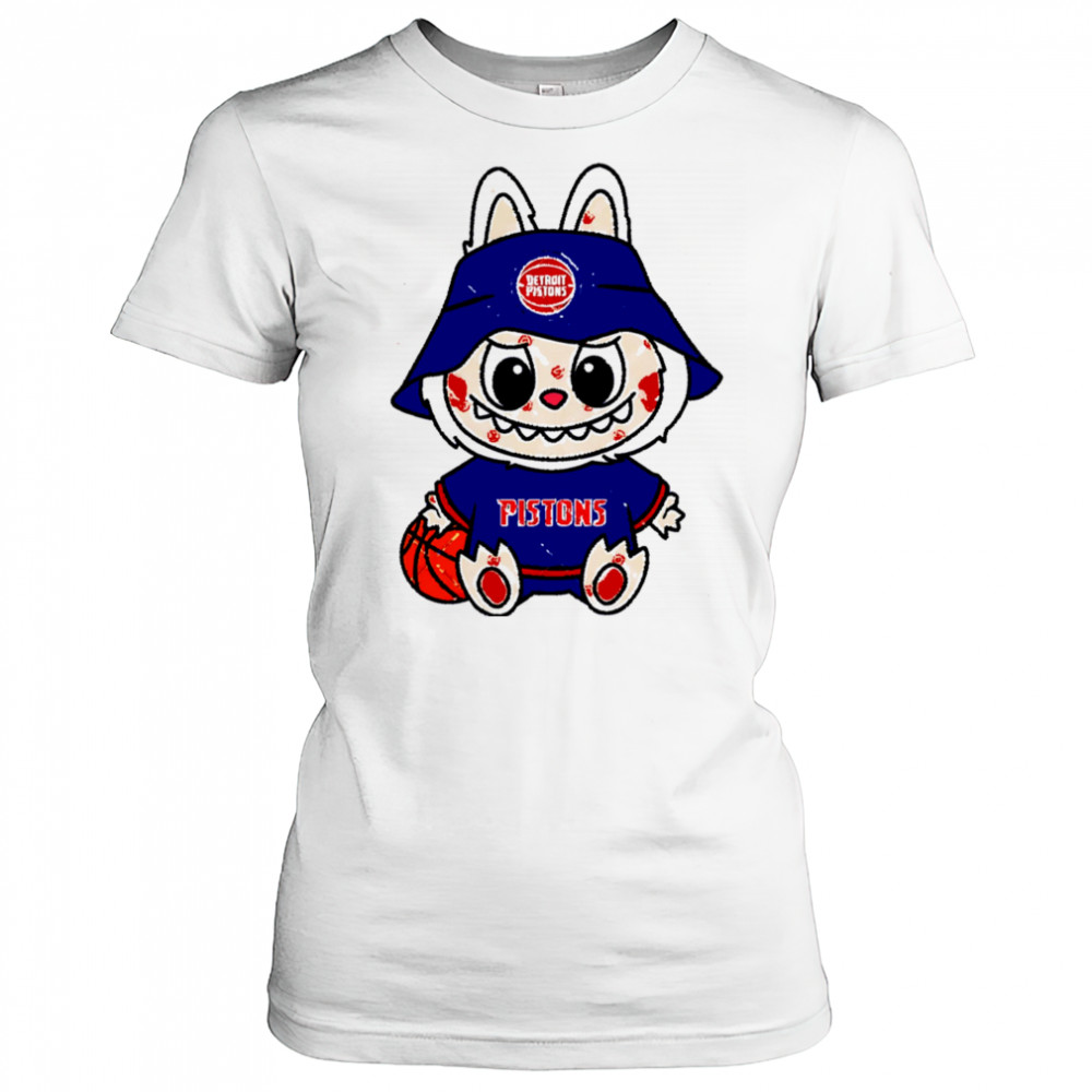 Labubu Detroit Pistons Basketball shirt Women's T-shirt