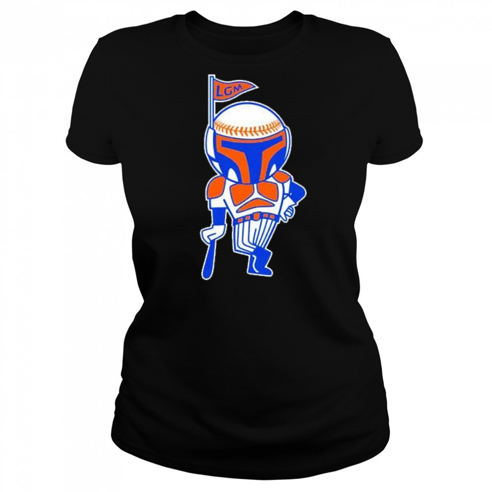 LGM The Mandalorian New York Mets Star Wars shirt Women's T-shirt