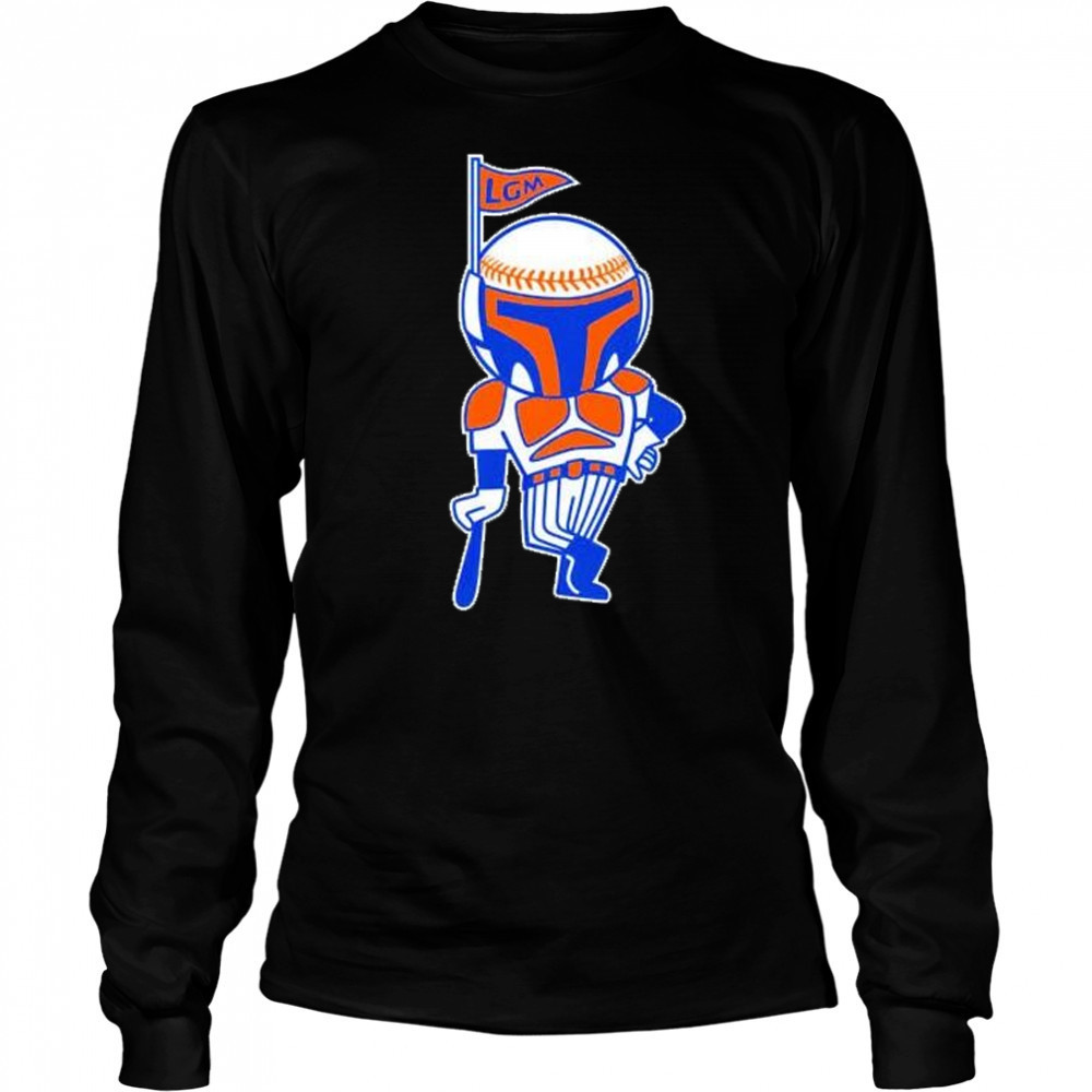 LGM The Mandalorian New York Mets Star Wars shirt Long Sleeved