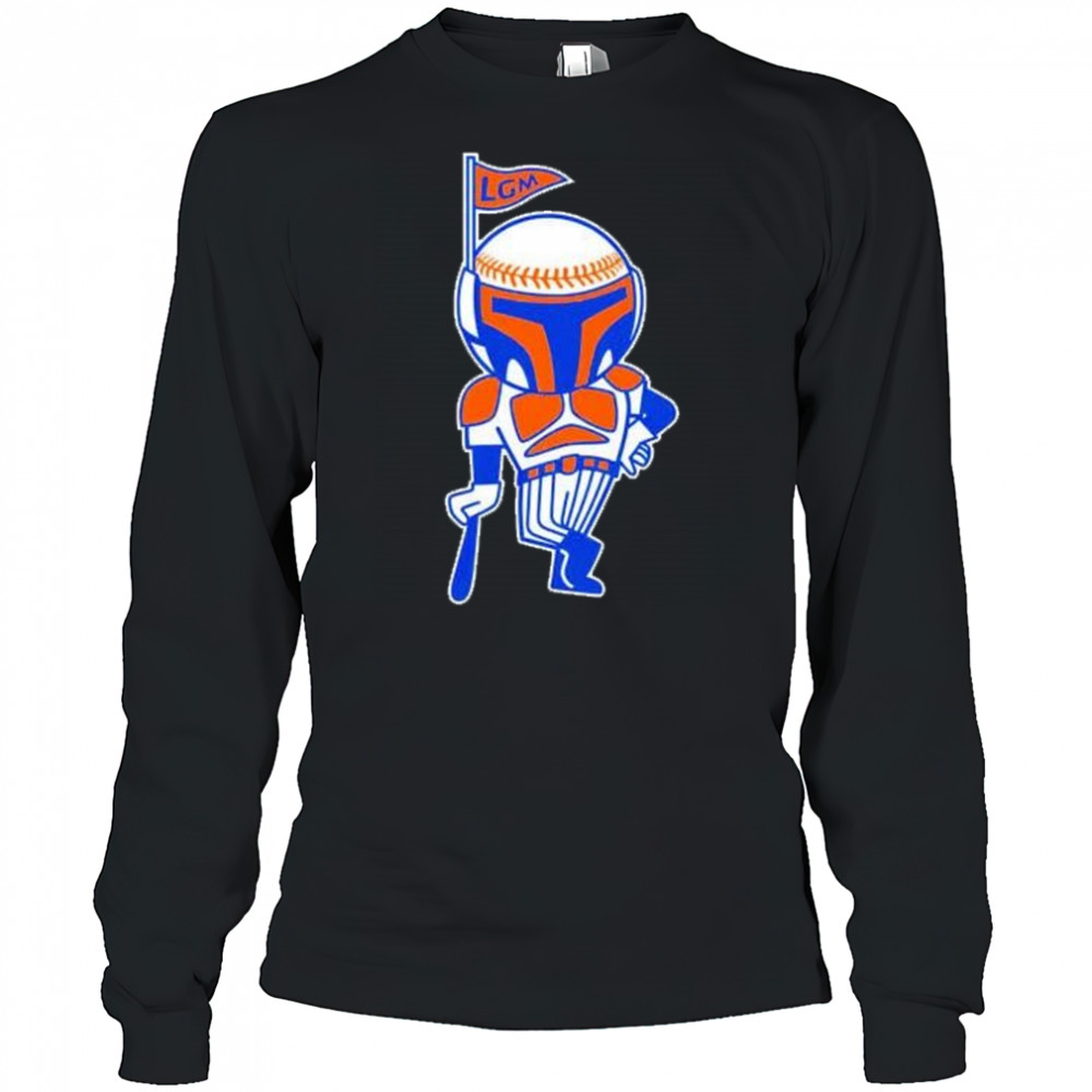 LGM The Mandalorian New York Mets Star Wars shirt Long Sleeved