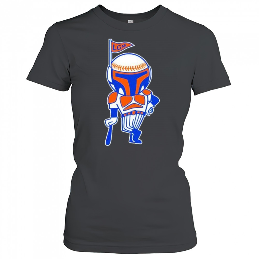 LGM The Mandalorian New York Mets Star Wars shirt Women's T-shirt