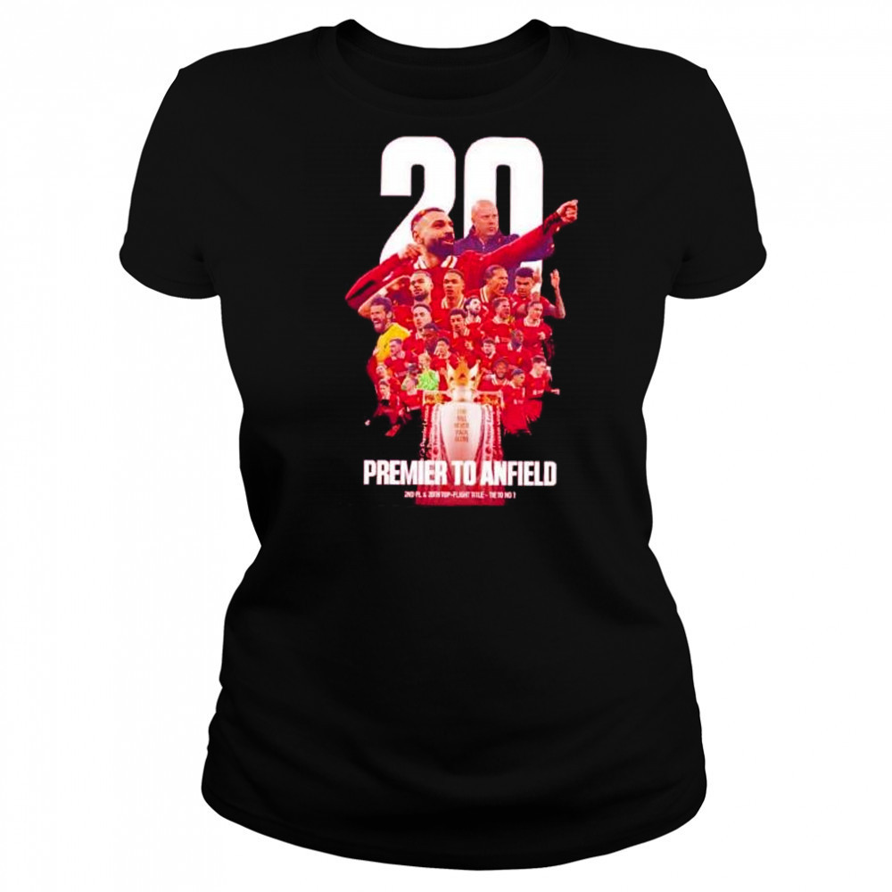 Liverpool FC 20th premier to anfield players shirt Women's T-shirt