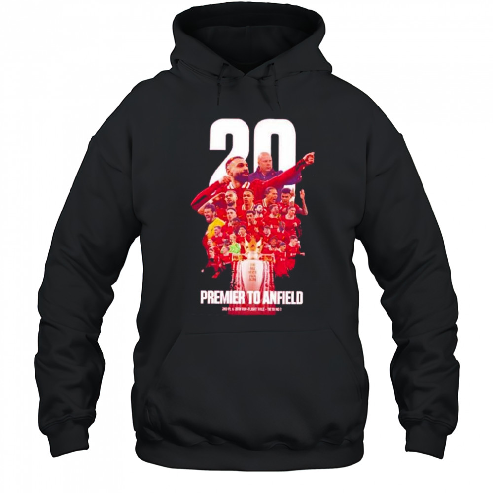 Liverpool FC 20th premier to anfield players shirt Hoodie