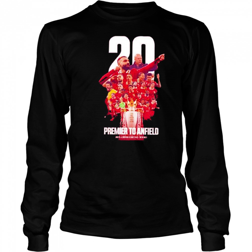 Liverpool FC 20th premier to anfield players shirt Long Sleeved
