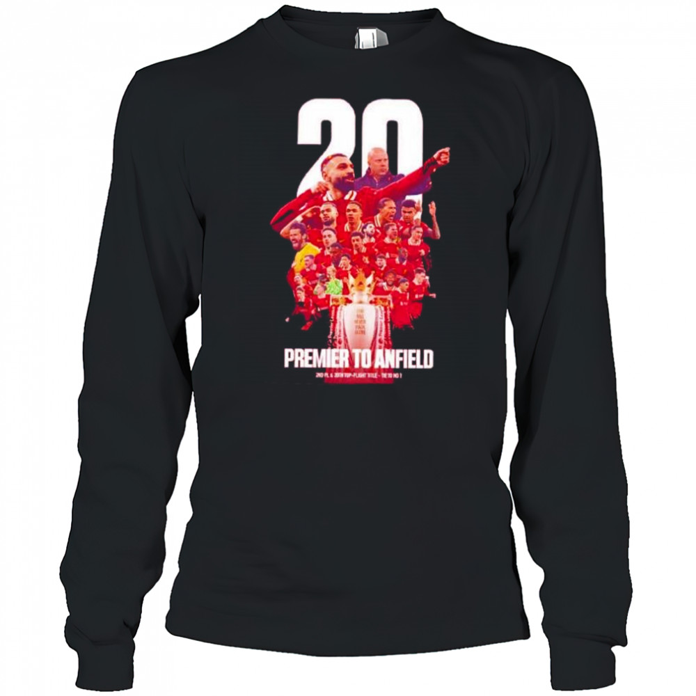 Liverpool FC 20th premier to anfield players shirt Long Sleeved