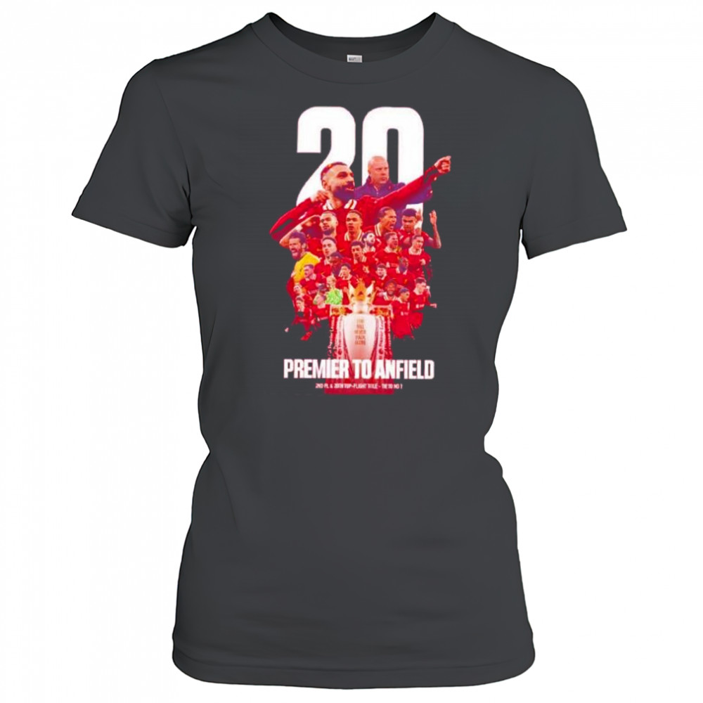 Liverpool FC 20th premier to anfield players shirt Women's T-shirt