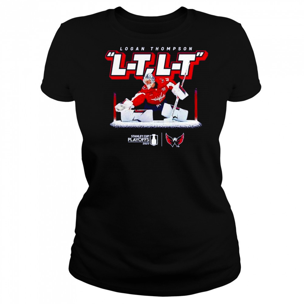 Logan Thompson Washington Capitals L-T L-T 2025 Stanley cup playoffs shirt Women's T-shirt