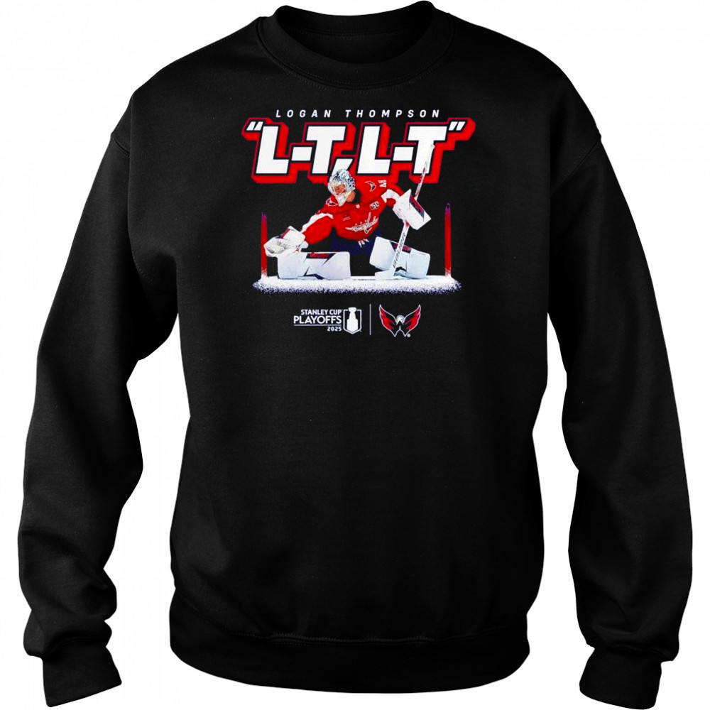 Logan Thompson Washington Capitals L-T L-T 2025 Stanley cup playoffs shirt Hoodie