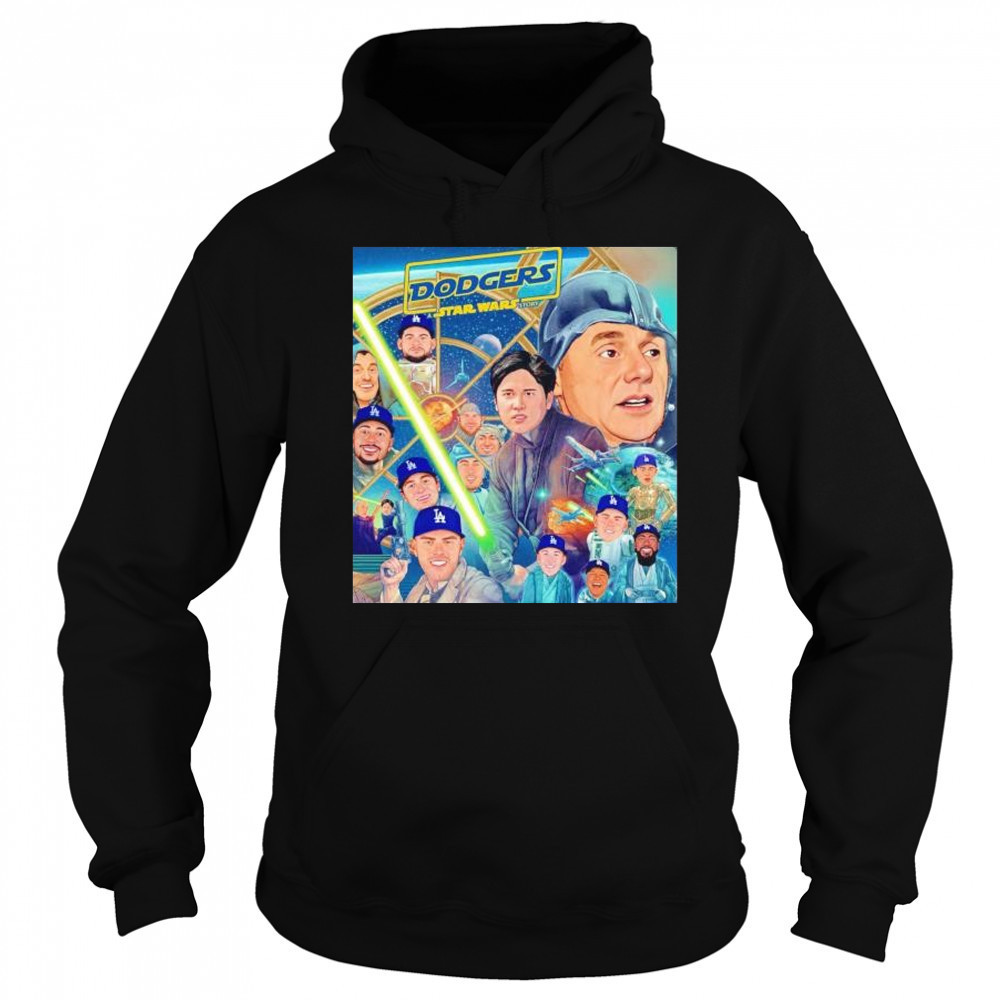 Los Angeles Dodgers Star Wars story may the 4th be with you shirt Sweatshirt