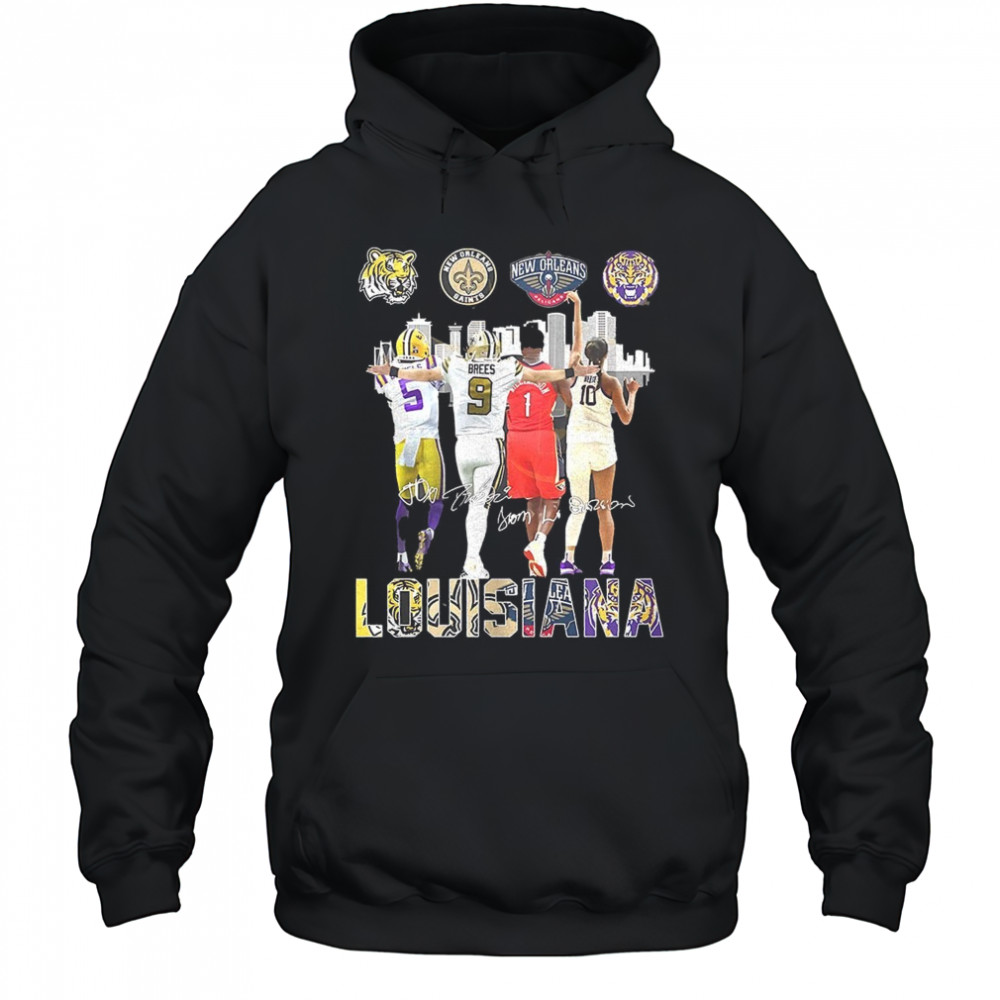 Louisiana team sport 2025 Skyline City signatures shirt Hoodie