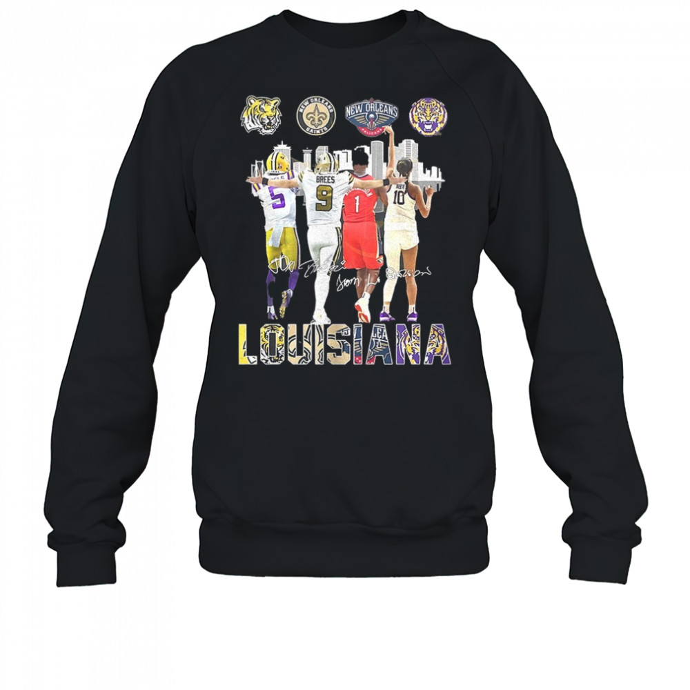 Louisiana team sport 2025 Skyline City signatures shirt Sweatshirt