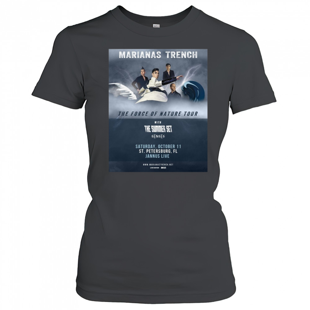 Marianas Trench Recruit The Summer Set and senses For Force of Nature Tour shirt Women's T-shirt