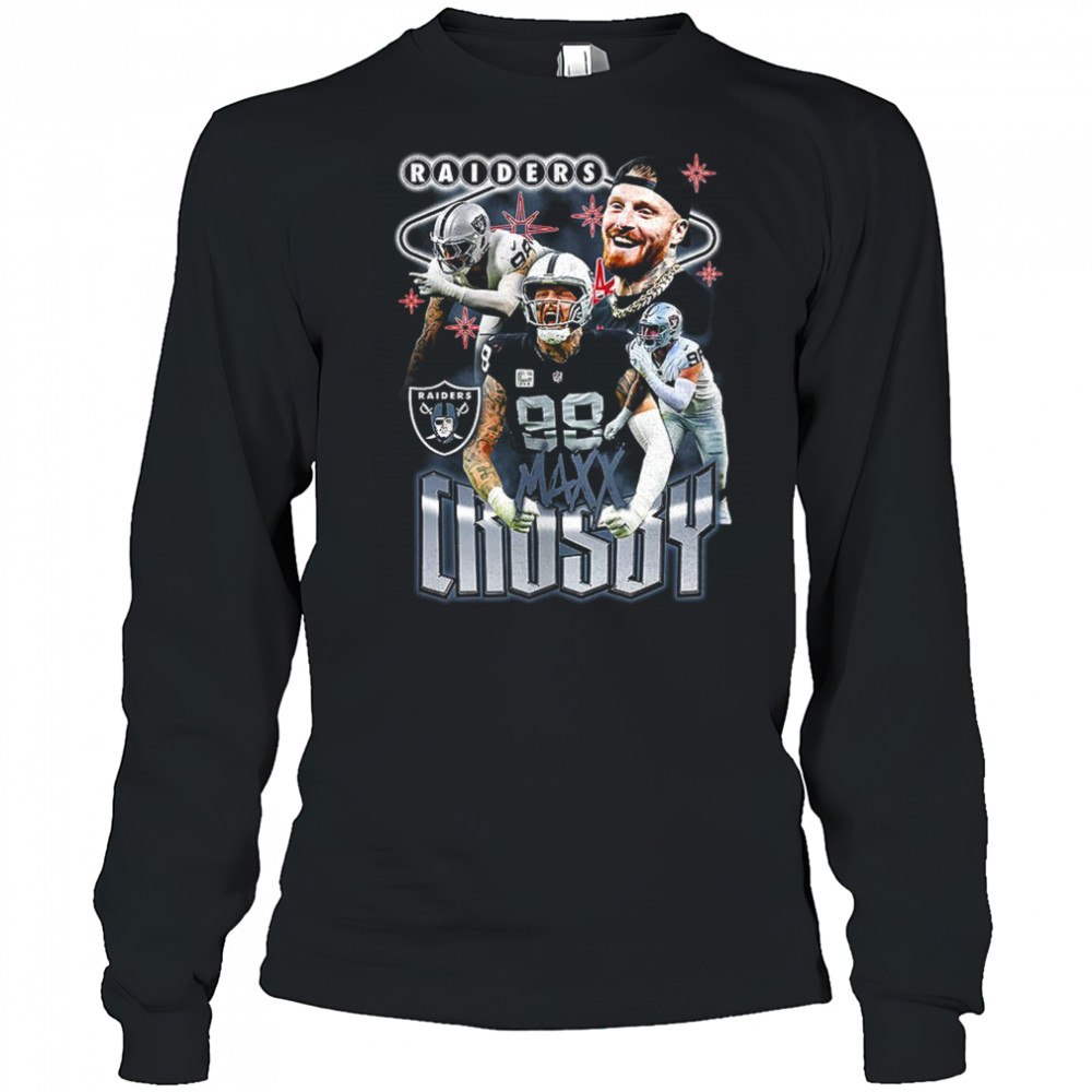 Maxx Crosby Las Vegas Raiders Notorious Player Graphic shirt Long Sleeved