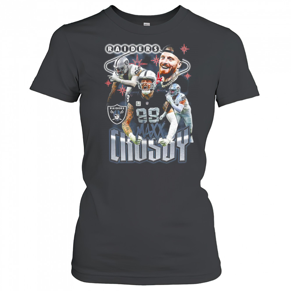 Maxx Crosby Las Vegas Raiders Notorious Player Graphic shirt Women's T-shirt