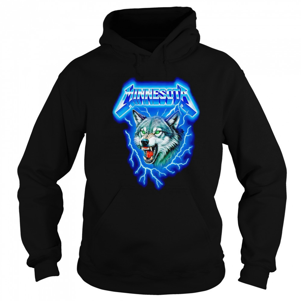 Minnesota lightning wolf shirt Sweatshirt