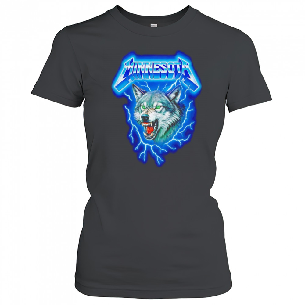 Minnesota lightning wolf shirt Women's T-shirt