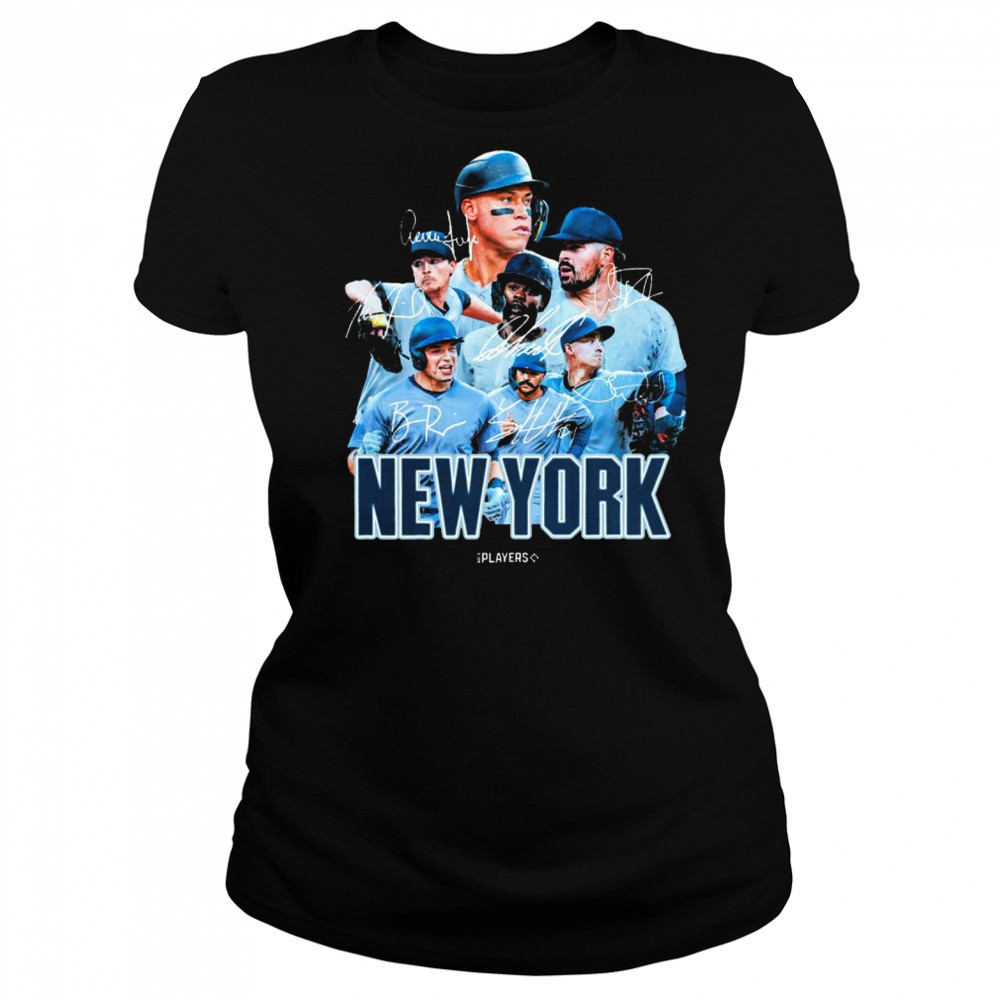MLB New York Yankees Baseball Players Signatures Series 2025 t-shirt Women's T-shirt