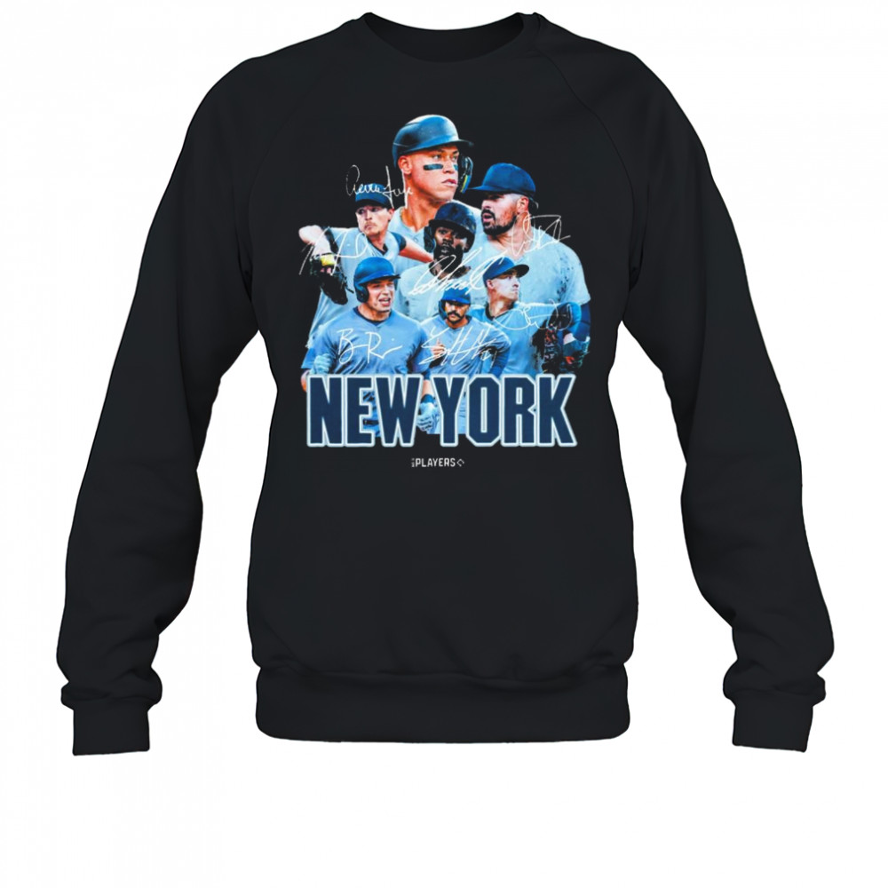 MLB New York Yankees Baseball Players Signatures Series 2025 t-shirt Sweatshirt