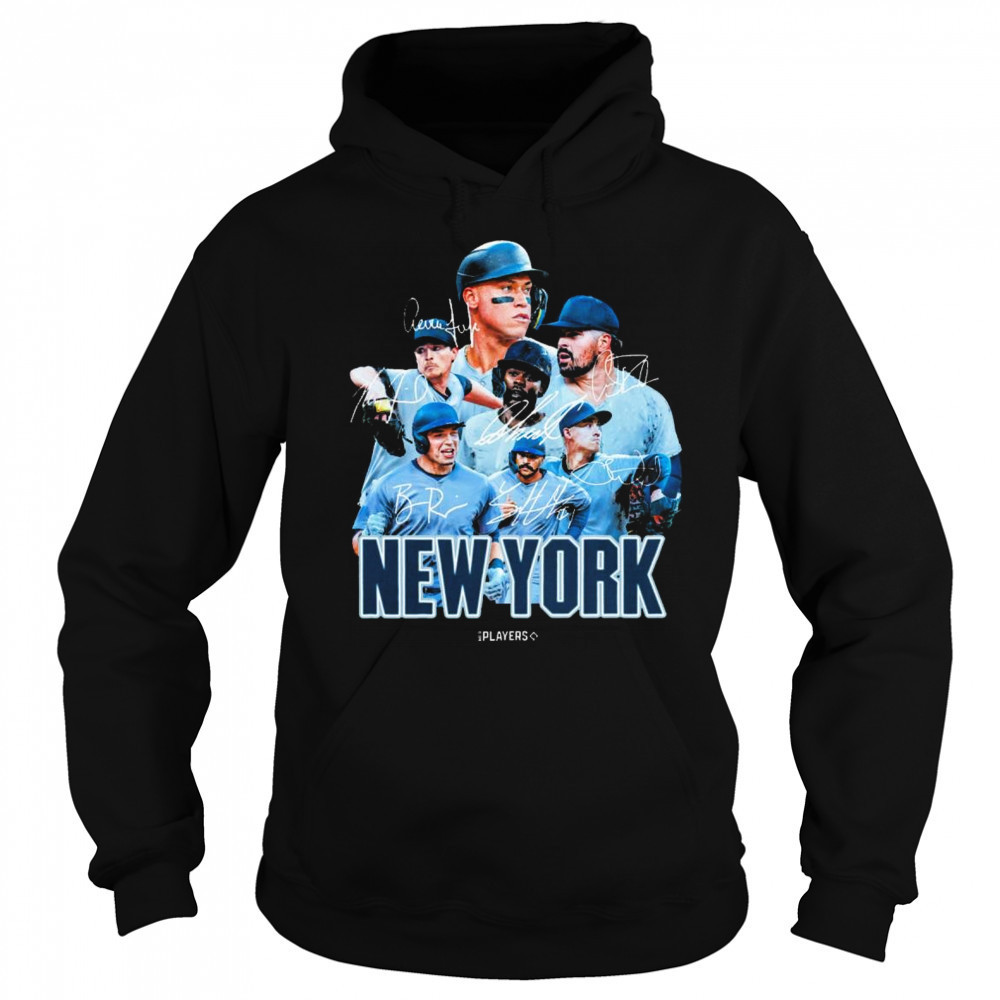 MLB New York Yankees Baseball Players Signatures Series 2025 t-shirt Sweatshirt