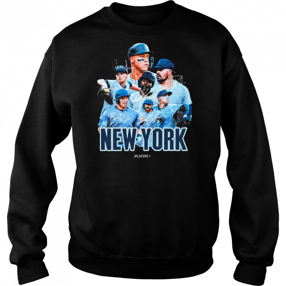 MLB New York Yankees Baseball Players Signatures Series 2025 t-shirt Hoodie