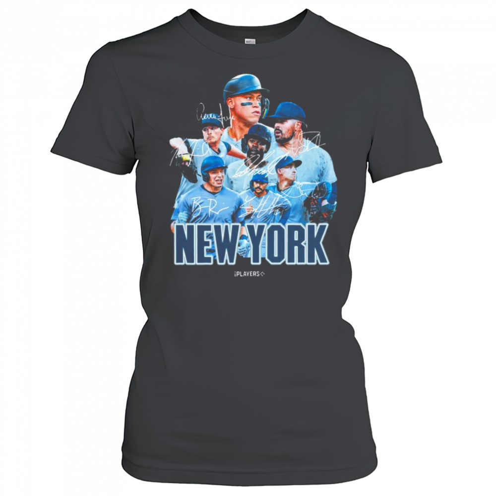 MLB New York Yankees Baseball Players Signatures Series 2025 t-shirt Women's T-shirt