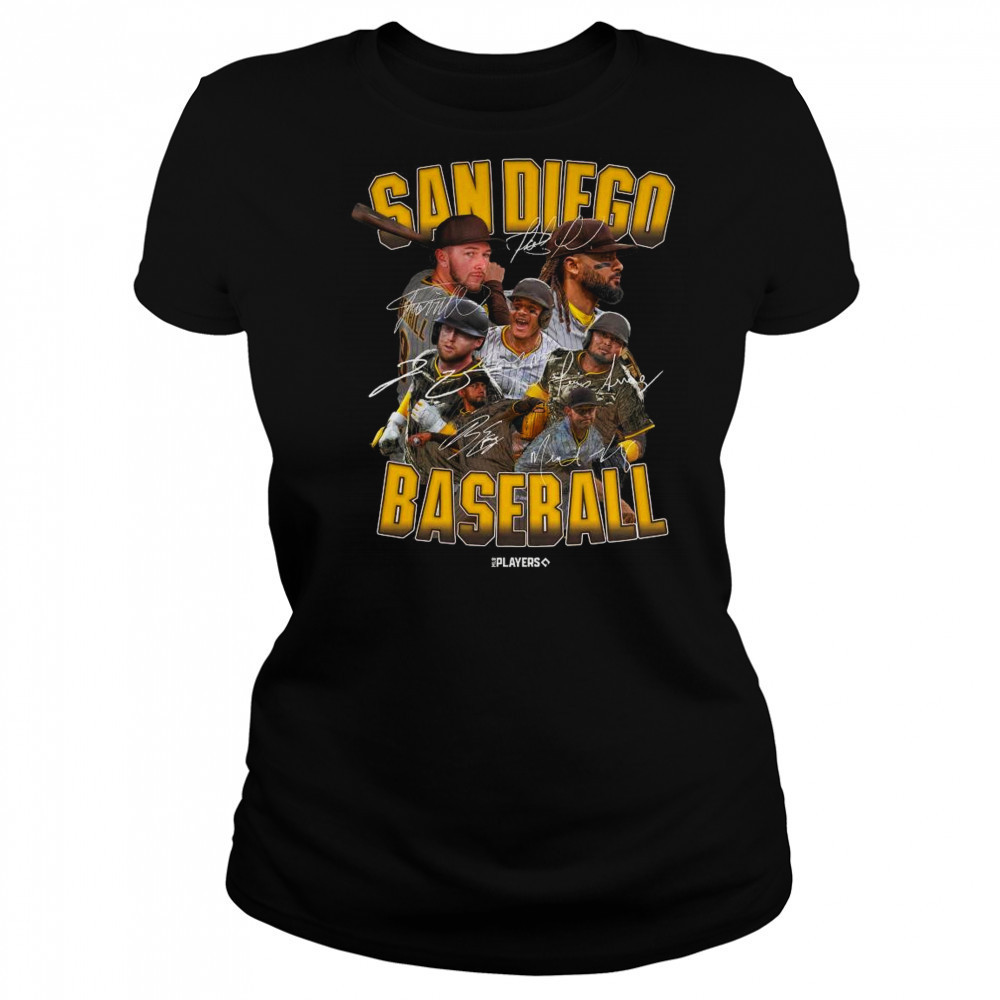 MLB San Diego Padres Baseball Players Signatures Series 2025 t-shirt Women's T-shirt