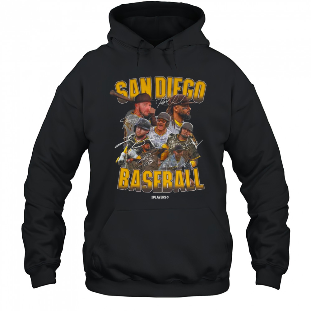 MLB San Diego Padres Baseball Players Signatures Series 2025 t-shirt Hoodie