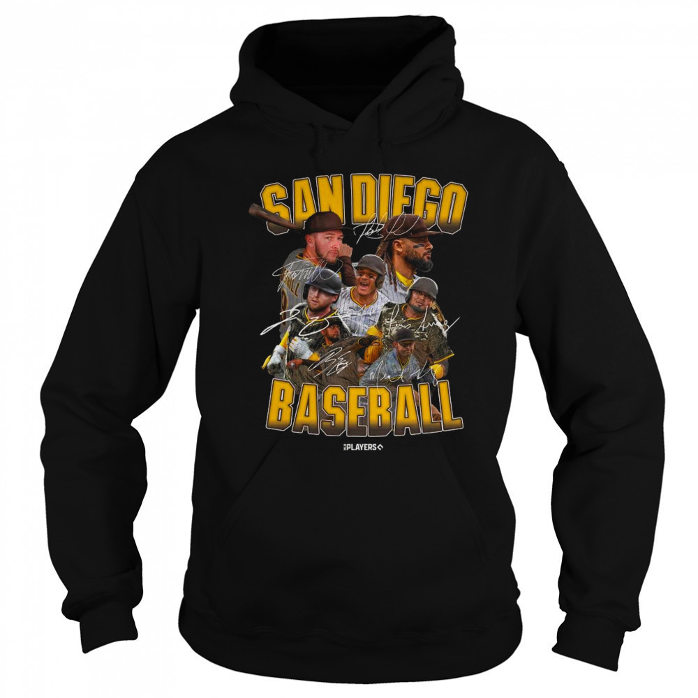 MLB San Diego Padres Baseball Players Signatures Series 2025 t-shirt Sweatshirt