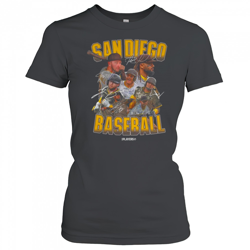 MLB San Diego Padres Baseball Players Signatures Series 2025 t-shirt Women's T-shirt